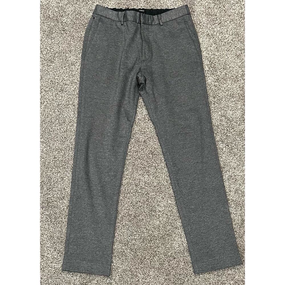 Mens Theory JAKE BE WALCK Gray Stretch Wool Pants Size 32